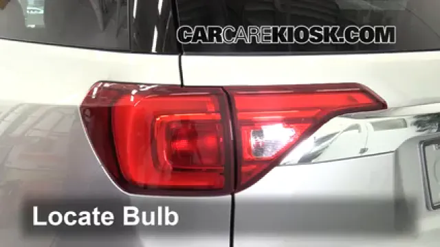 2017 GMC Acadia SLE 2.5L 4 Cyl. Lights Turn Signal - Rear (replace bulb)